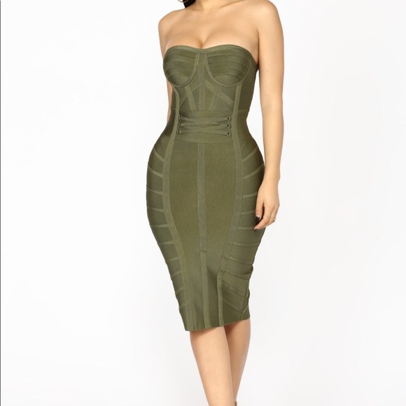 Fashion Nova Dresses & Skirts - Give me a hint Bandage Fashion Nova Dress
